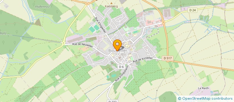 localisation de l'entreprise SCI LES JASMINS  BOUXWILLER