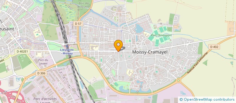 localisation de l'entreprise SCI LES JASMINS à MOISSY-CRAMAYEL