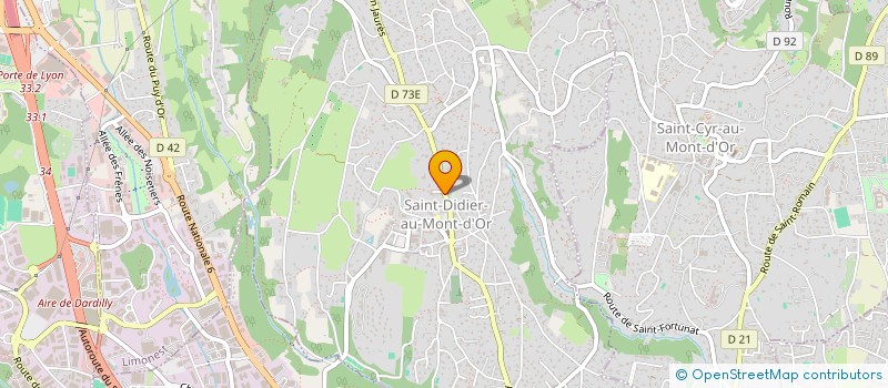 localisation de l'entreprise SCI LES JASMINS  SAINT-DIDIER-AU-MONT-D'OR