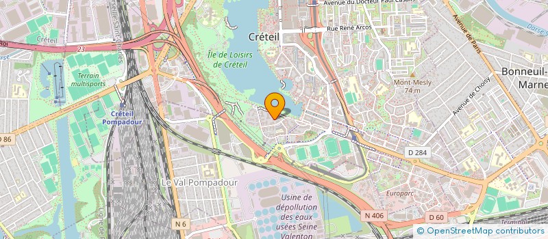 localisation de l'entreprise SCI LES JASMINS à CRETEIL