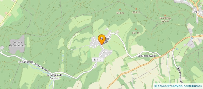 localisation de l'entreprise SCI LES JASMINS  BENDORF