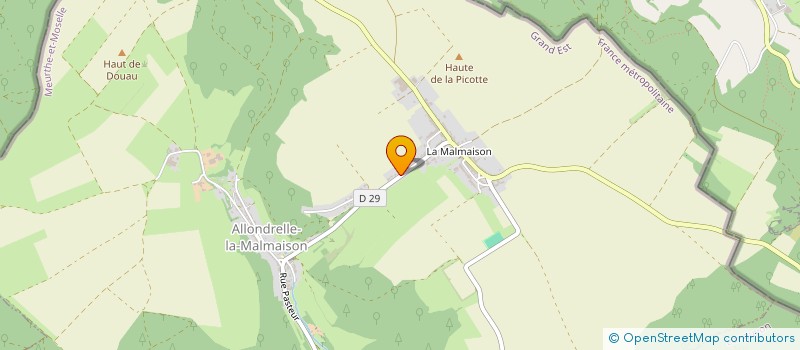 localisation de l'entreprise SCI LES JASMINS  ALLONDRELLE-LA-MALMAISON