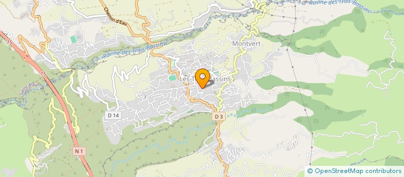 localisation de l'entreprise SCI LES JASMINS  LES TROIS-BASSINS