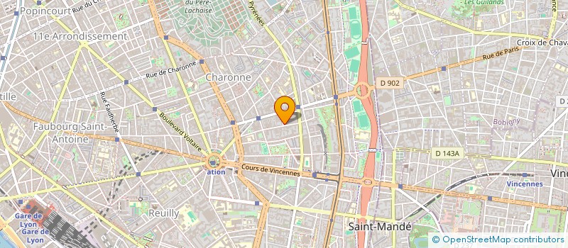 localisation de l'entreprise SCI LES JASSINES  PARIS