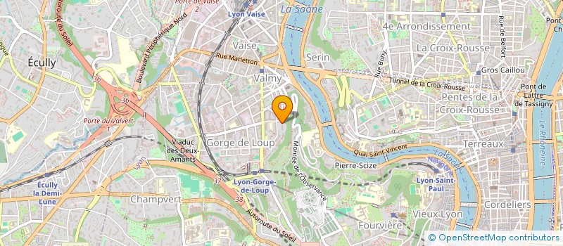 localisation de l'entreprise SCI  LES JAUNETS  LYON