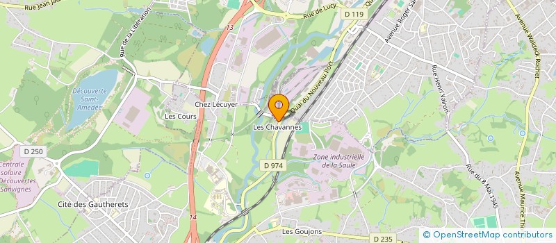 localisation de l'entreprise SCI LES JEANGERETS  POUILLOUX