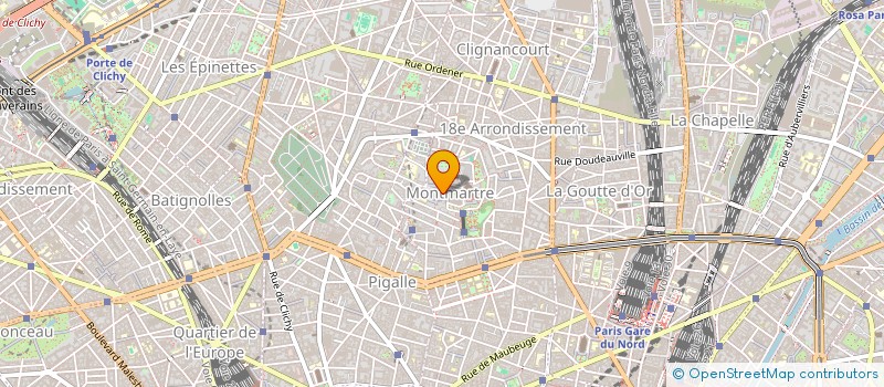 localisation de l'entreprise SCI LES JEUNES MONTAGNES  PARIS