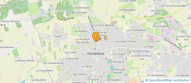 localisation de l'entreprise SCI LES JOCONDIENNES DU QUATORZIEME à FONDETTES