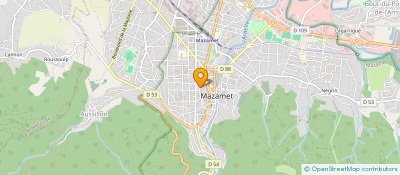 localisation de l'entreprise SCI LES JOLIES MALINELLES  MAZAMET