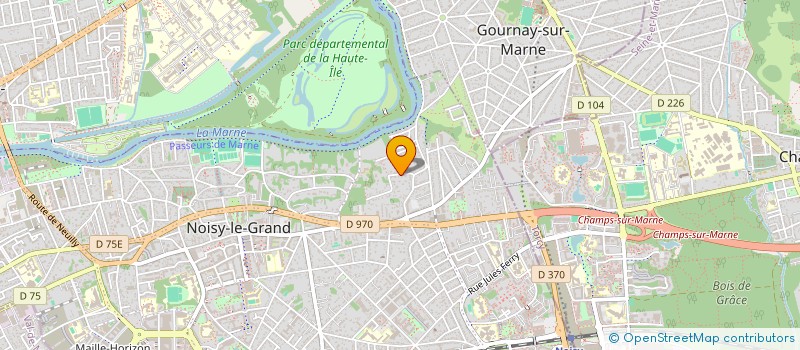 localisation de l'entreprise SCI LES JOLYS à NOISY-LE-GRAND