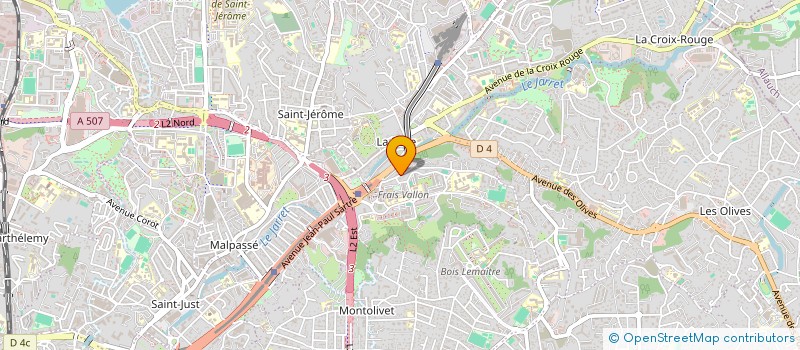 localisation de l'entreprise SCI LES JONQUILLE à MARSEILLE