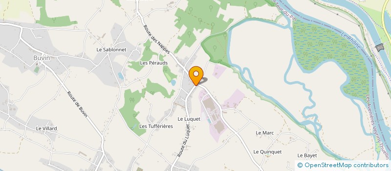 localisation de l'entreprise SCI LES JONQUILLES  LES AVENIERES VEYRINS-THUELLIN