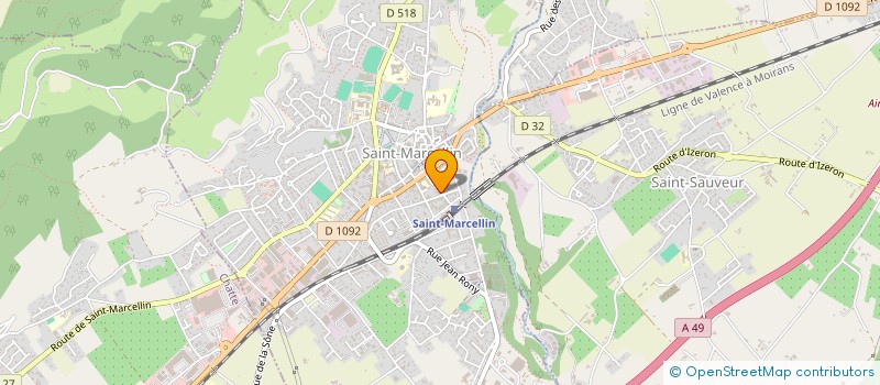 localisation de l'entreprise SCI LES JONQUILLES  SAINT-MARCELLIN