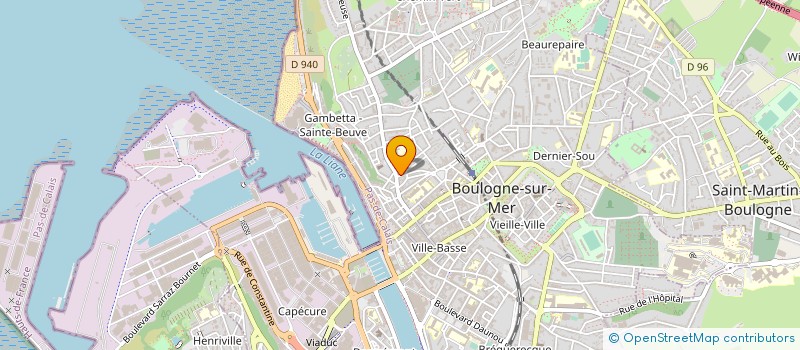 localisation de l'entreprise SCI LES JONQUILLES à BOULOGNE-SUR-MER
