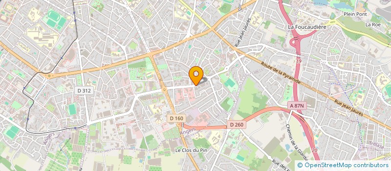 localisation de l'entreprise SCI LES JONQUILLES à ANGERS