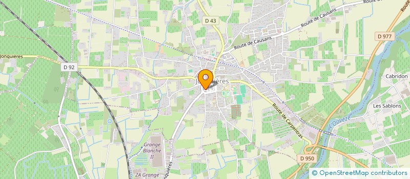 localisation de l'entreprise SCI LES JONQUILLES  JONQUIERES