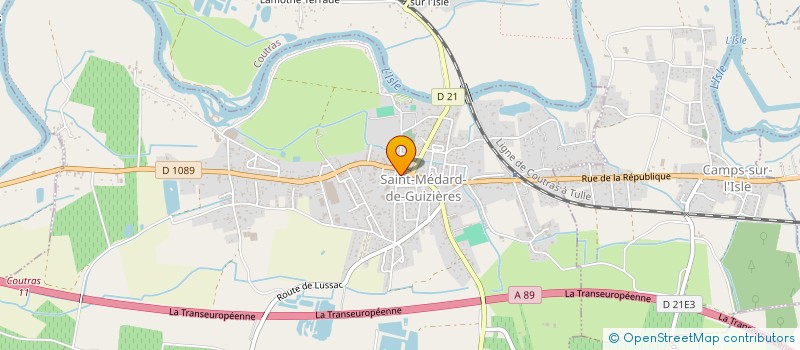 localisation de l'entreprise SCI LES JONQUILLES  SAINT-MEDARD-DE-GUIZIERES