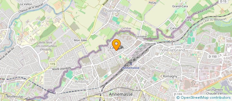 localisation de l'entreprise SCI LES JONQUILLES  VILLE-LA-GRAND