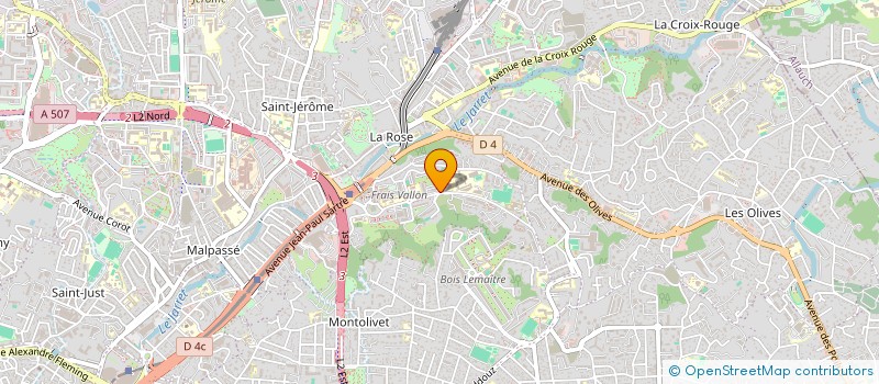 localisation de l'entreprise SCI LES JONQUILLES à MARSEILLE