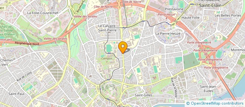 localisation de l'entreprise SCI LES JONQUILLES  CAEN
