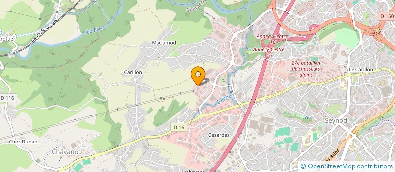 localisation de l'entreprise SCI LES JONQUILLES  CHAVANOD