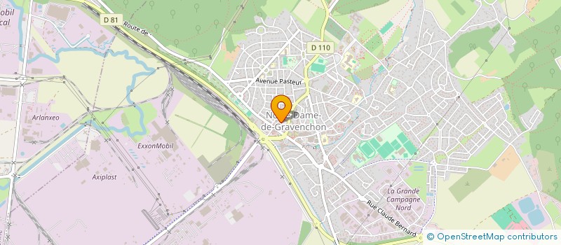 localisation de l'entreprise SCI LES JONQUILLES DE GRAVENCHON  PORT-JEROME-SUR-SEINE