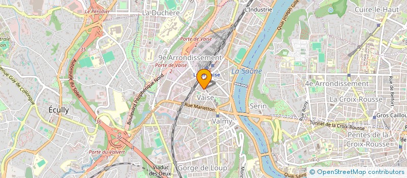 localisation de l'entreprise SCI LES JONQUILLES ET LES TROLLES  LYON