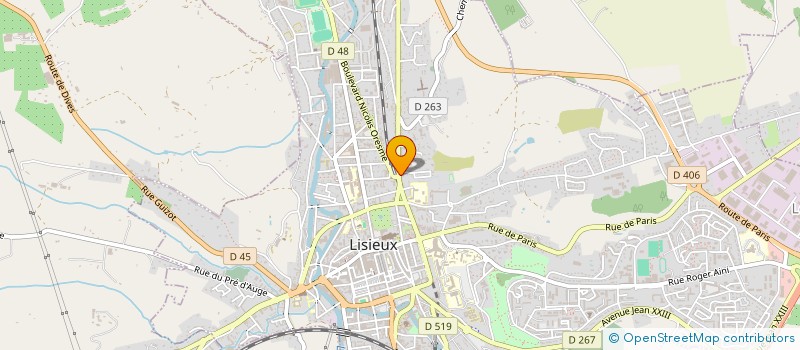 localisation de l'entreprise SCI LES JONQUILLES LEPINE à LISIEUX