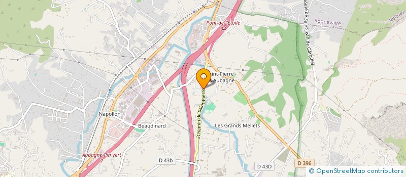 localisation de l'entreprise SCI LES JOURDANS à AUBAGNE