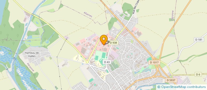localisation de l'entreprise SCI LES JU à PERONNE