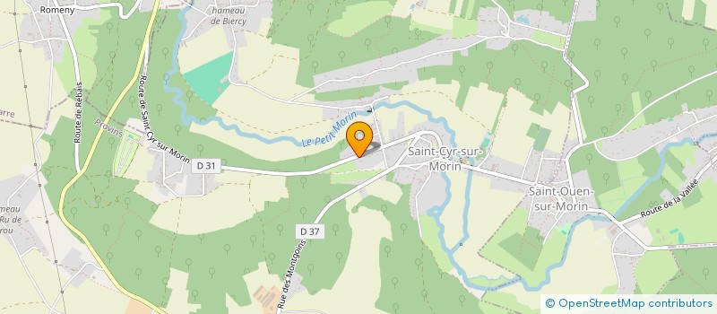 localisation de l'entreprise SCI LES JUMEAUX  SAINT-CYR-SUR-MORIN