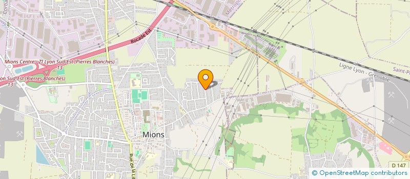 localisation de l'entreprise SCI LES JUMEAUX  MIONS