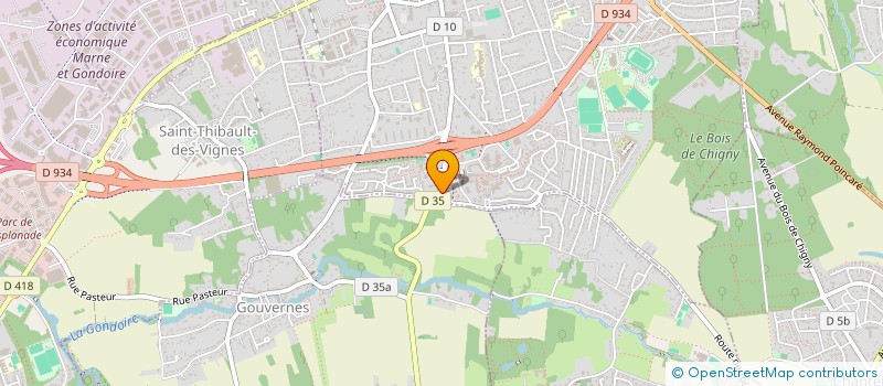 localisation de l'entreprise SCI LES JUMEAUX  LAGNY-SUR-MARNE