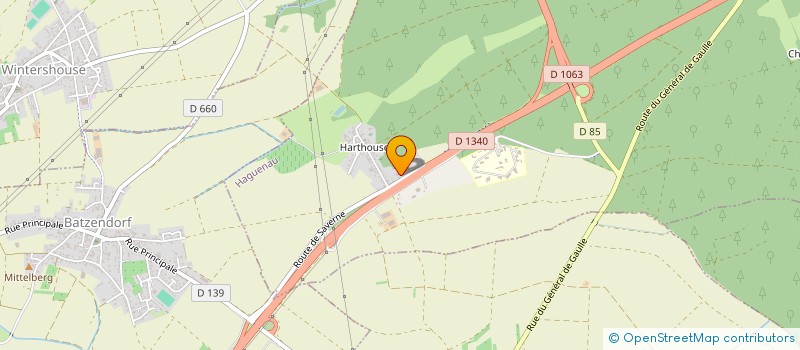 localisation de l'entreprise SCI LES JUMEAUX  HAGUENAU