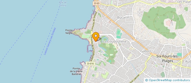 localisation de l'entreprise SCI LES JUMEAUX MIFLO à SIX-FOURS-LES-PLAGES