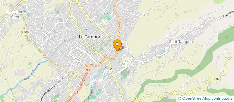 localisation de l'entreprise SCI LES JUMELEES  LE TAMPON