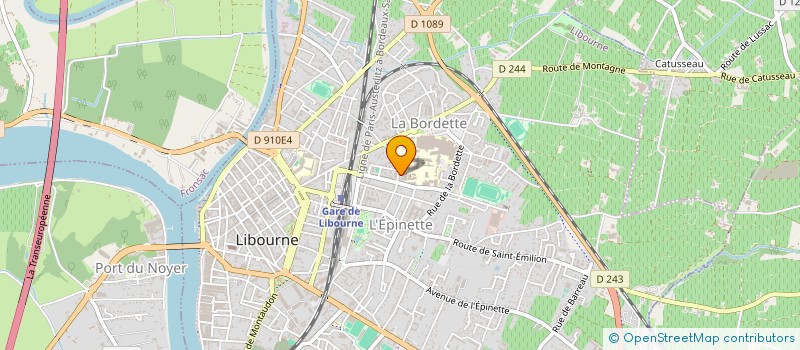 localisation de l'entreprise SCI LES JUMELLES  LIBOURNE
