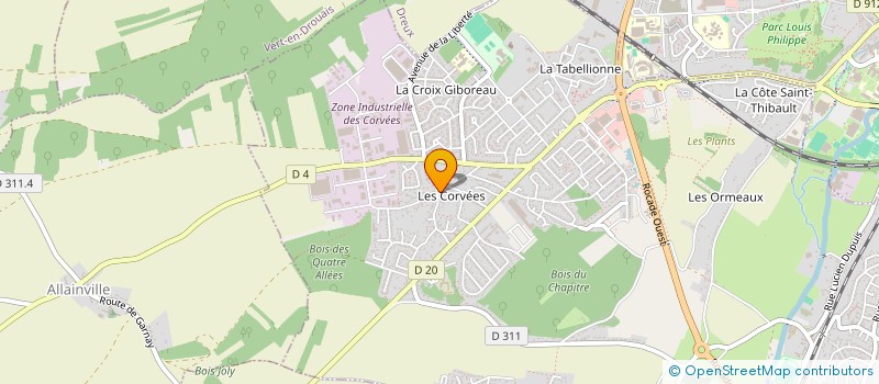 localisation de l'entreprise SCI LES JUMELLES K & A à VERNOUILLET