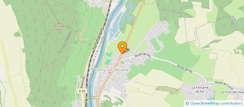 localisation de l'entreprise SCI LES JURIEUX  CORNY-SUR-MOSELLE