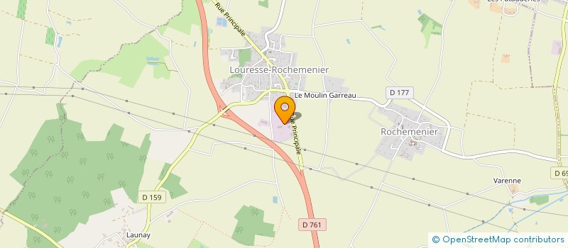 localisation de l'entreprise SCI LES JUSTICES à LOURESSE-ROCHEMENIER