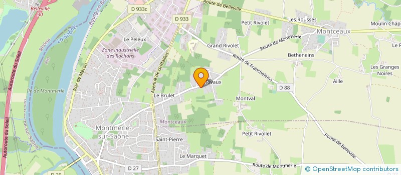 localisation de l'entreprise SCI LES KARAFONS  MONTCEAUX