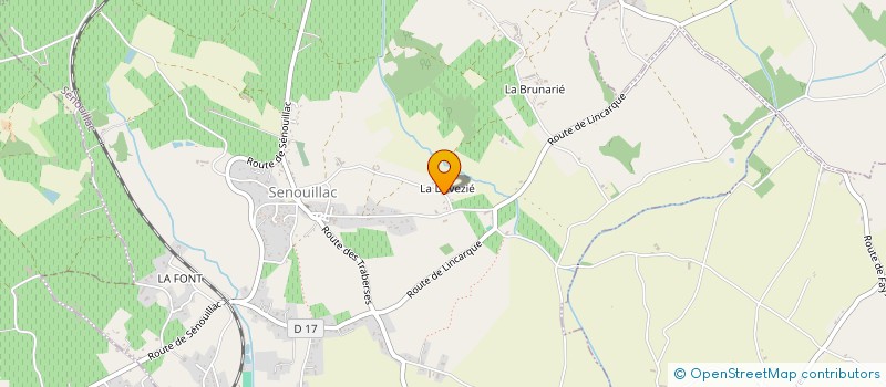 localisation de l'entreprise SCI LES KARPATS  SENOUILLAC