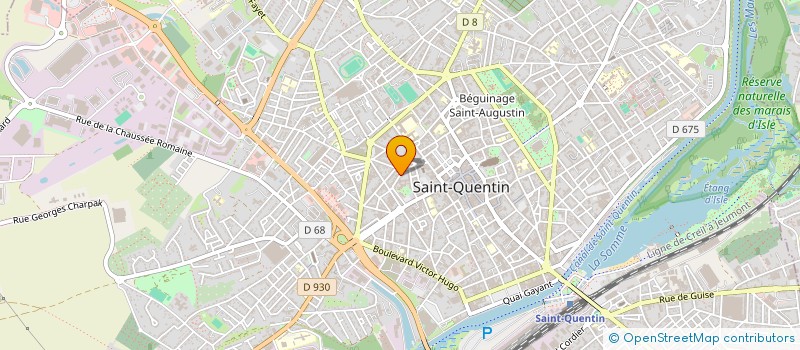 localisation de l'entreprise SCI LES KC à SAINT-QUENTIN