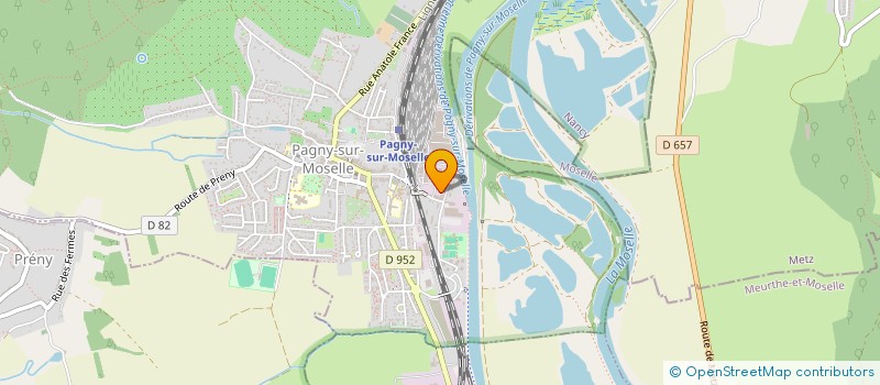 localisation de l'entreprise SCI LES KEUGNES  PAGNY-SUR-MOSELLE