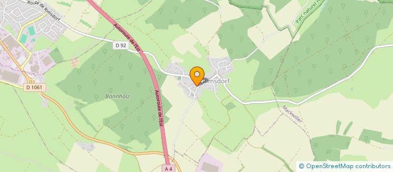 localisation de l'entreprise SCI LES KIEFS  RIMSDORF