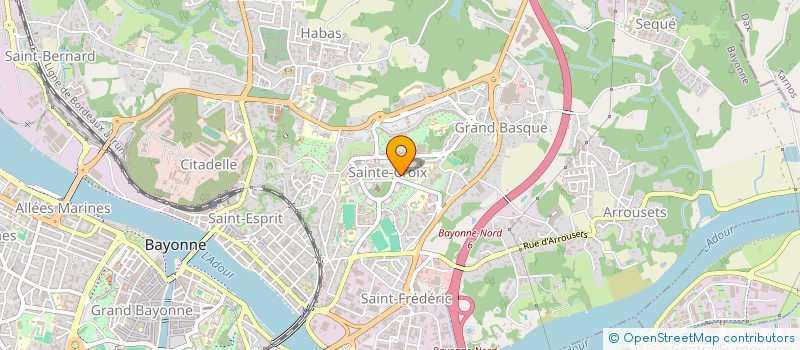 localisation de l'entreprise SCI LES KINES à BAYONNE