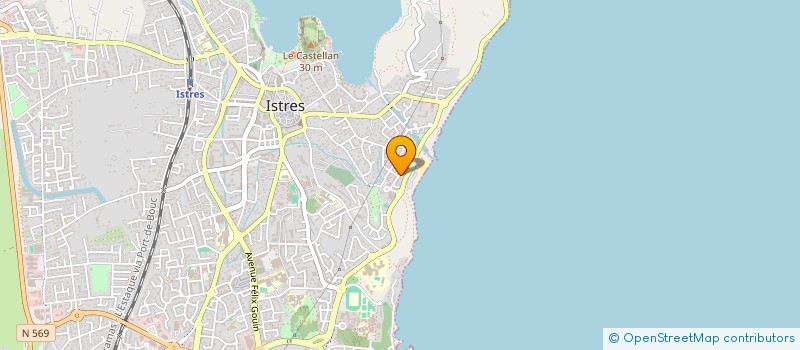 localisation de l'entreprise SCI LES KINES DE LA ROMANIQUETTE  ISTRES