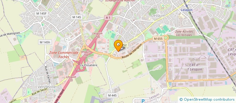 localisation de l'entreprise SCI LES KING à LESQUIN