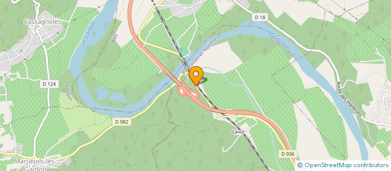 localisation de l'entreprise SCI LES KINOSA  BOUCOIRAN-ET-NOZIERES