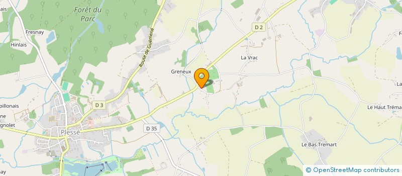 localisation de l'entreprise SCI LES KIWIS  PLESSE